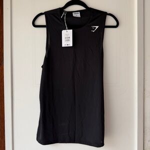 Gymshark Men’s Athletic Workout Tank Top in Black NWT